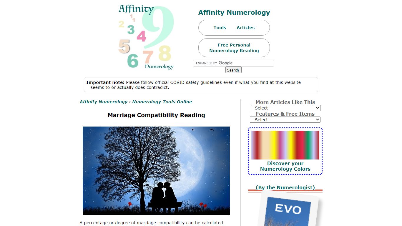 Marriage Compatibility Reading - affinitynumerology.com