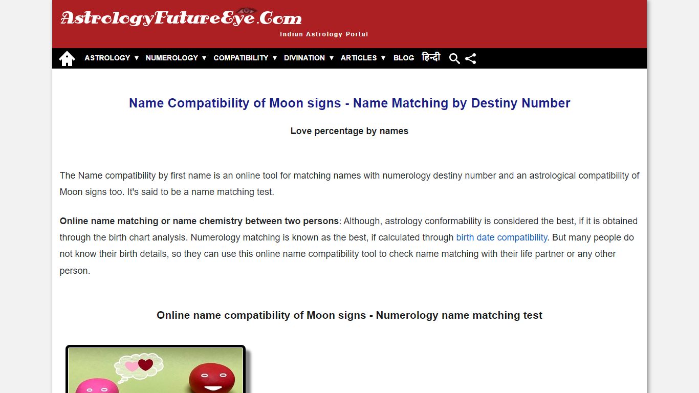 Name Compatibility by First Name | Name Matching by Numerology